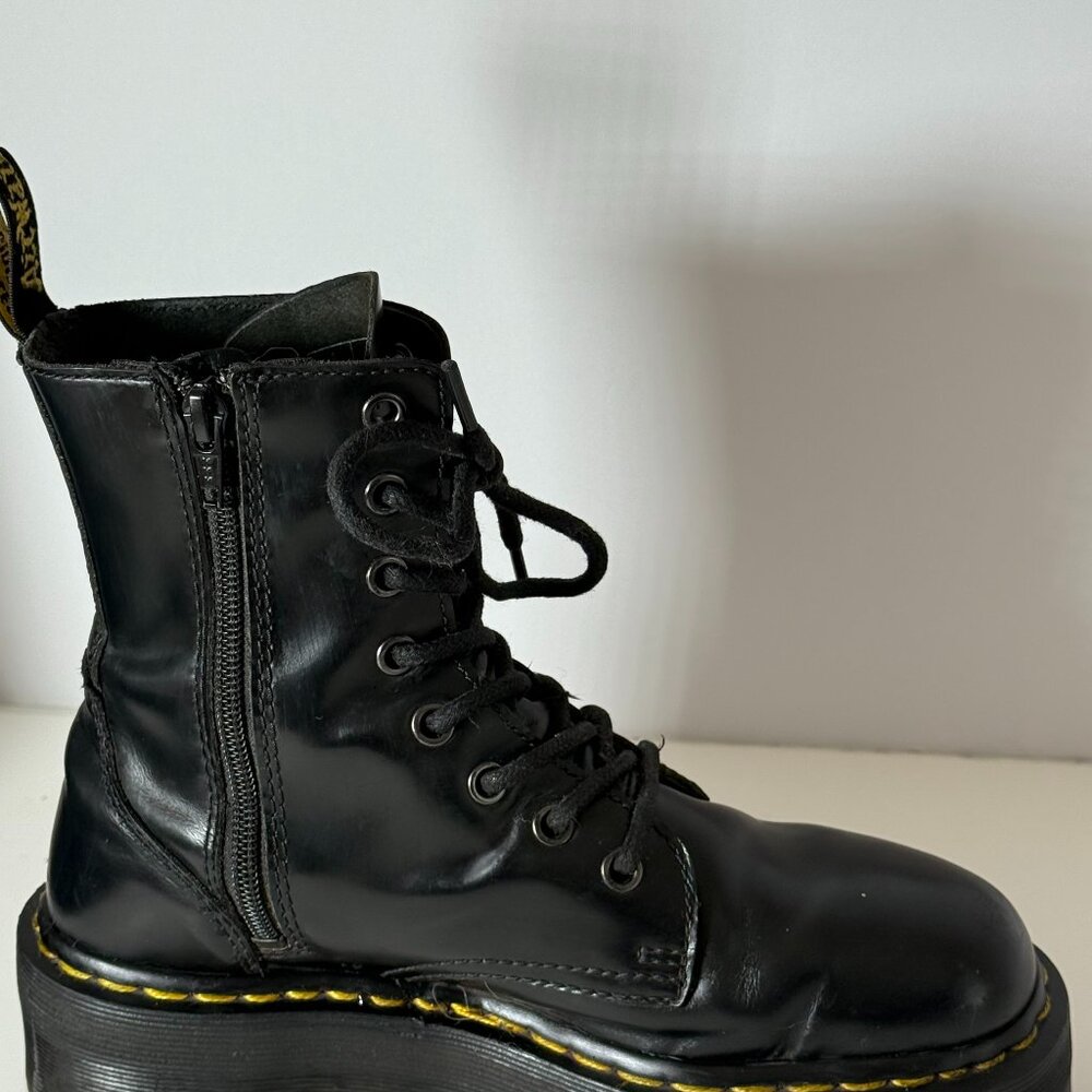 Doc Martin Black Size 5 Platform Boots Combat Lace Up
